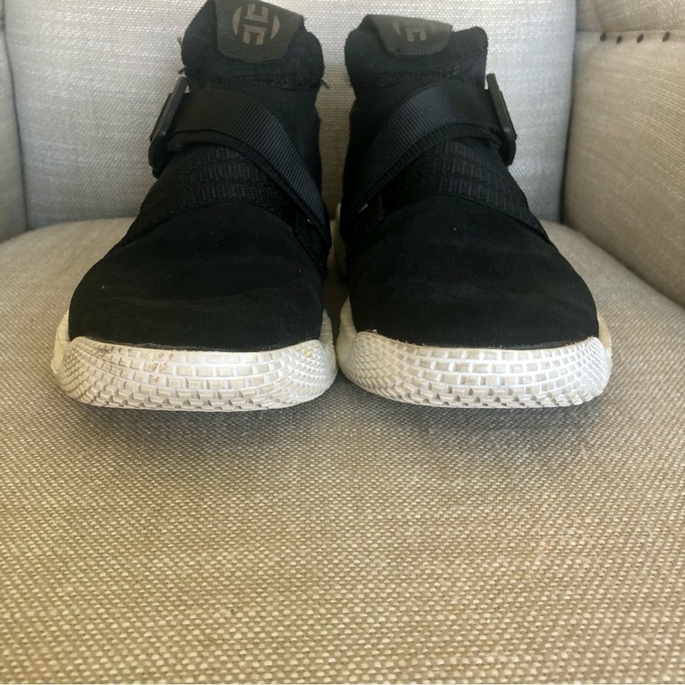 Adidas Harden Vol 2 LS Buckle Sneakers Black and White Size 8 - Picture 15 of 15